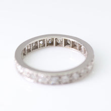 Vintage Platinum Diamond Full Set Eternity Ring Size M1/2 - Friar House
