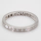 Vintage Platinum Full Set Diamond Eternity Ring Size Q - Friar House