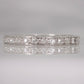 Vintage Platinum Full Set Diamond Eternity Ring Size Q - Friar House