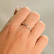 Vintage Platinum Full Set Diamond Eternity Ring Size Q - Friar House
