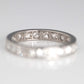 Vintage Platinum Full Set Eternity Ring Size Q - Friar House