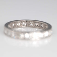 Vintage Platinum Full Set Eternity Ring Size Q - Friar House