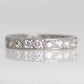 Vintage Platinum Full Set Eternity Ring Size Q - Friar House