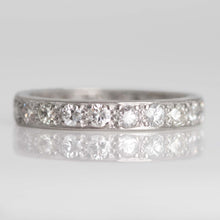 Vintage Platinum Full Set Eternity Ring Size Q - Friar House