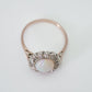 18 Carat Rose Gold Opal and Diamond Cluster Ring - Friar House