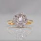 18 CT Yellow Gold Diamond Cluster Ring - Friar House
