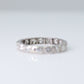 1940's Diamond Eternity Ring Set in Platinum - Friar House