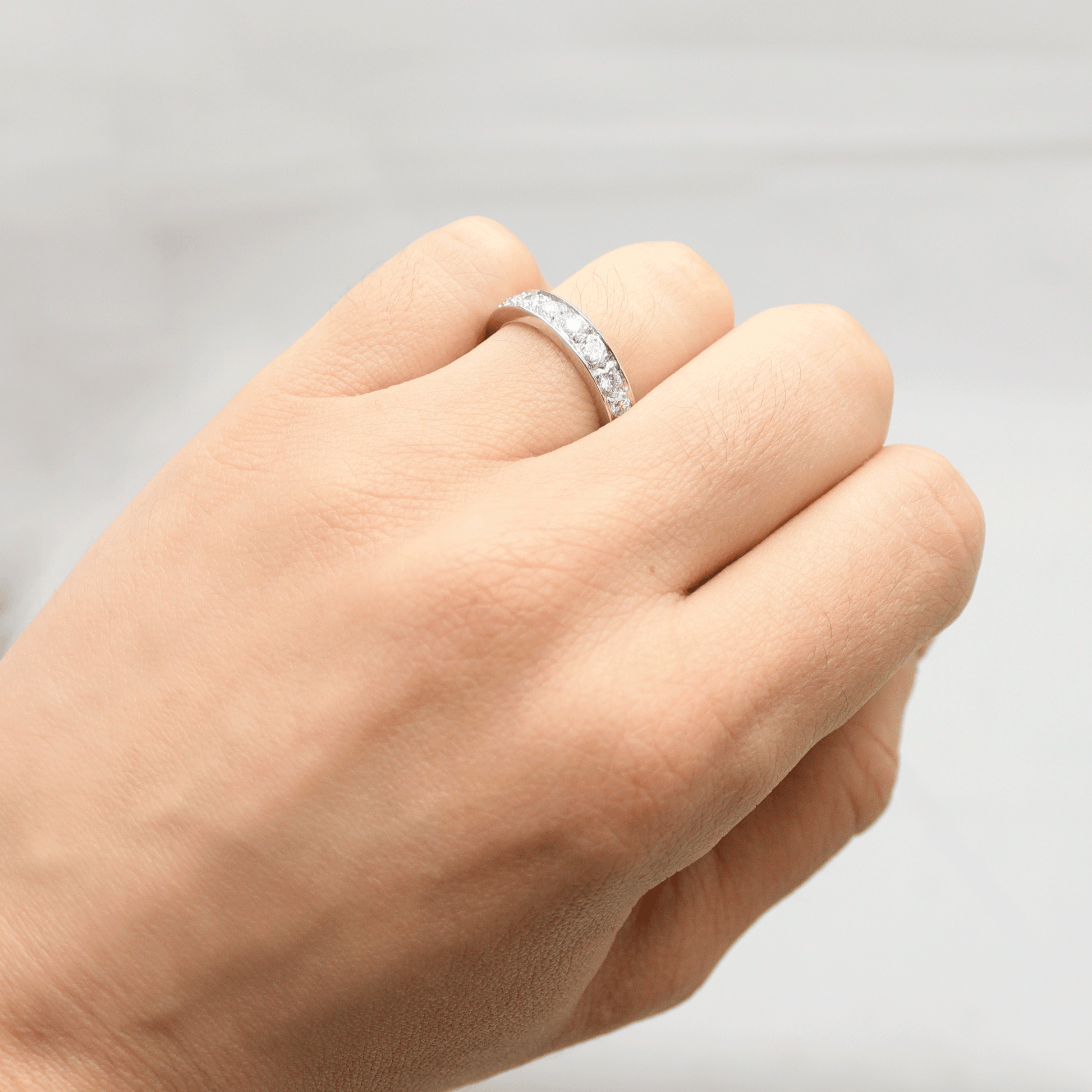 1940's Platiunum Diamond Eternity Ring - Friar House