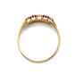 Art Deco 14ct Yellow gold Ruby and Diamond Ring - Friar House
