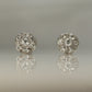 Art Deco Diamond Cluster earrings - Friar House
