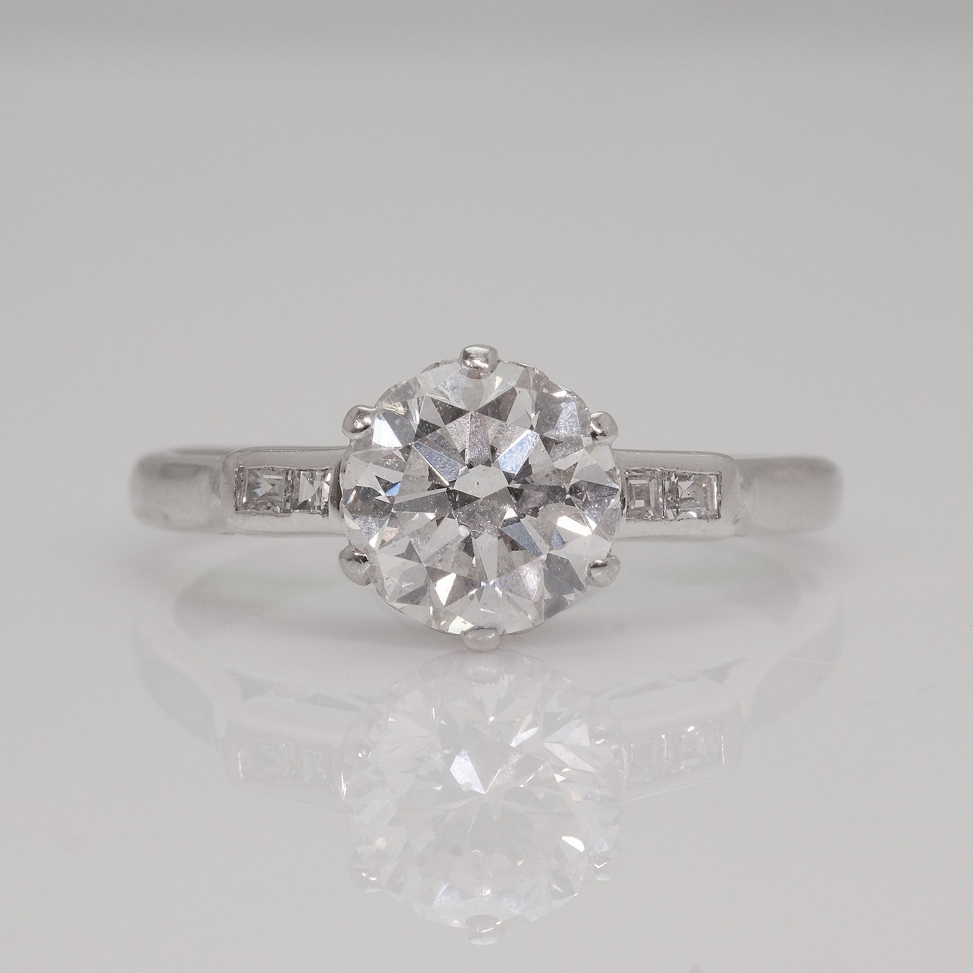 Art Deco Diamond Solitaire Ring - Friar House