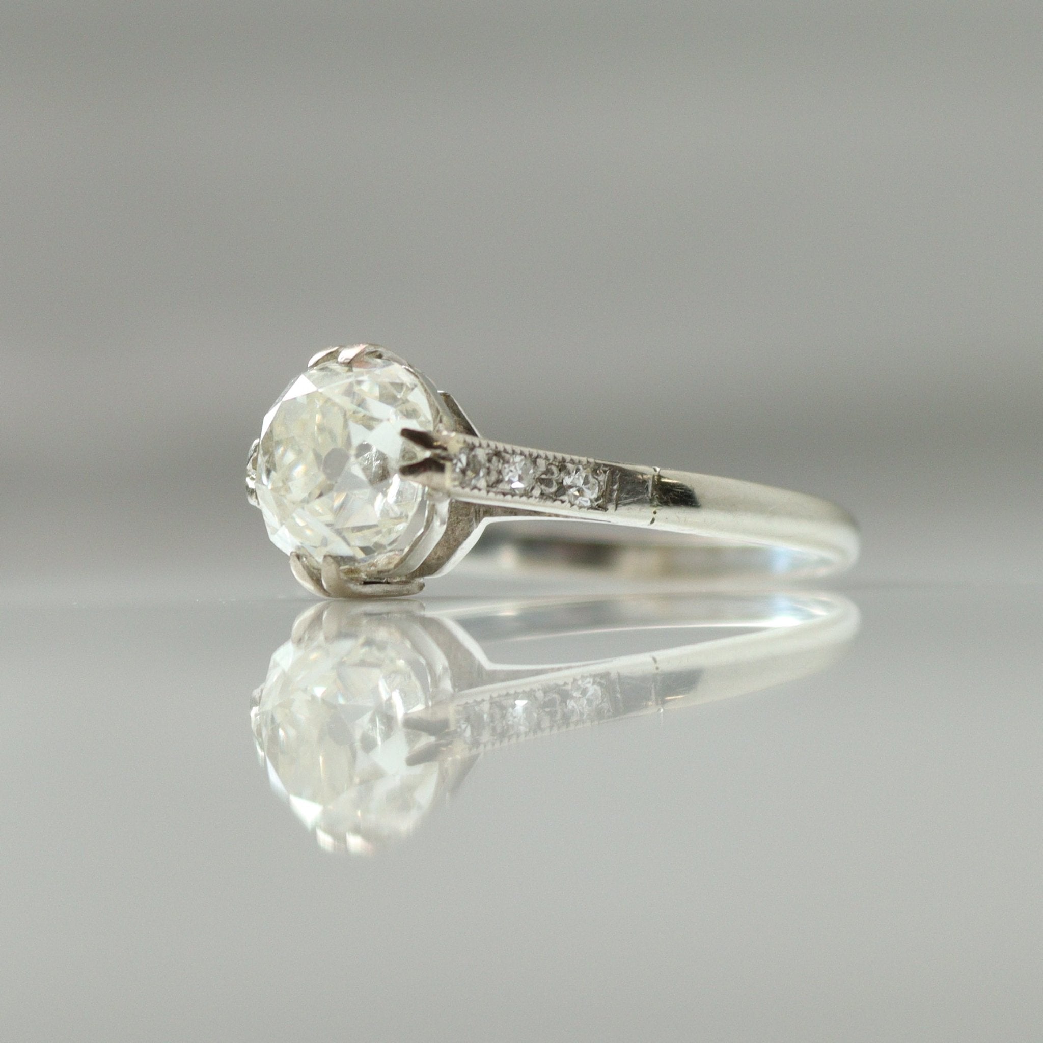 Art Deco Diamond Solitaire Ring Friar House