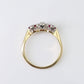 Art Deco Ruby and Diamond Three Stone Ring - Friar House