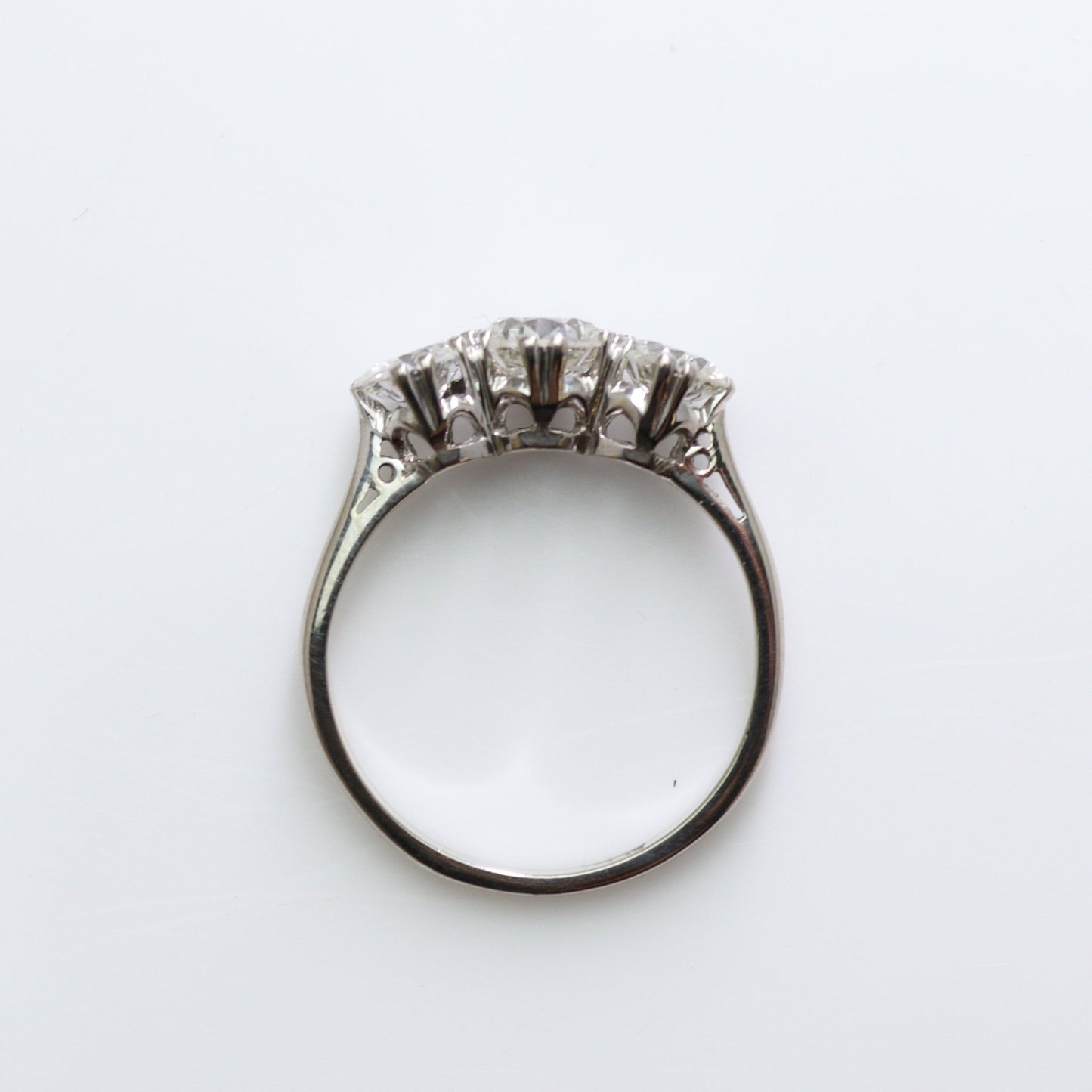 Art Deco Three Stone Diamond Ring - 1.6 carats - Friar House