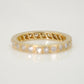 Contemporary 18 ct Yellow Gold Diamong Eternity Ring - Friar House