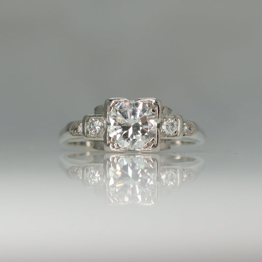 Platinum Diamond Solitaire Ring 1.15 Carats - Friar House
