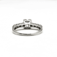 Square Set Old Cut Diamond Solitaire Ring - Friar House