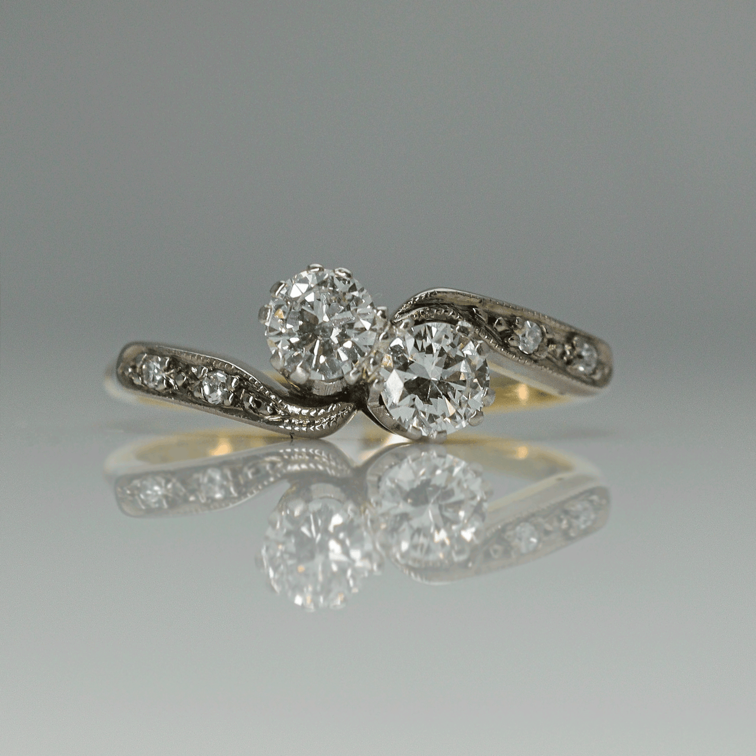 Antique Two Stone Rings