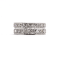 Vintage Double Row Full Set Platinum Diamond Eternity Ring - Friar House