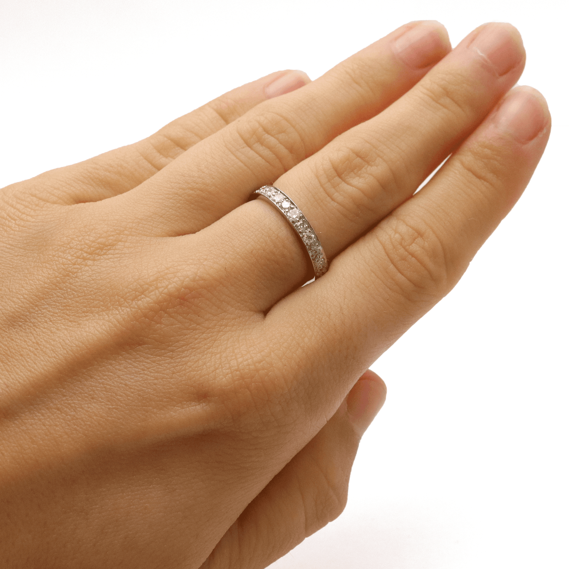 Vintage Full Set Diamond Eternity Ring - Friar House