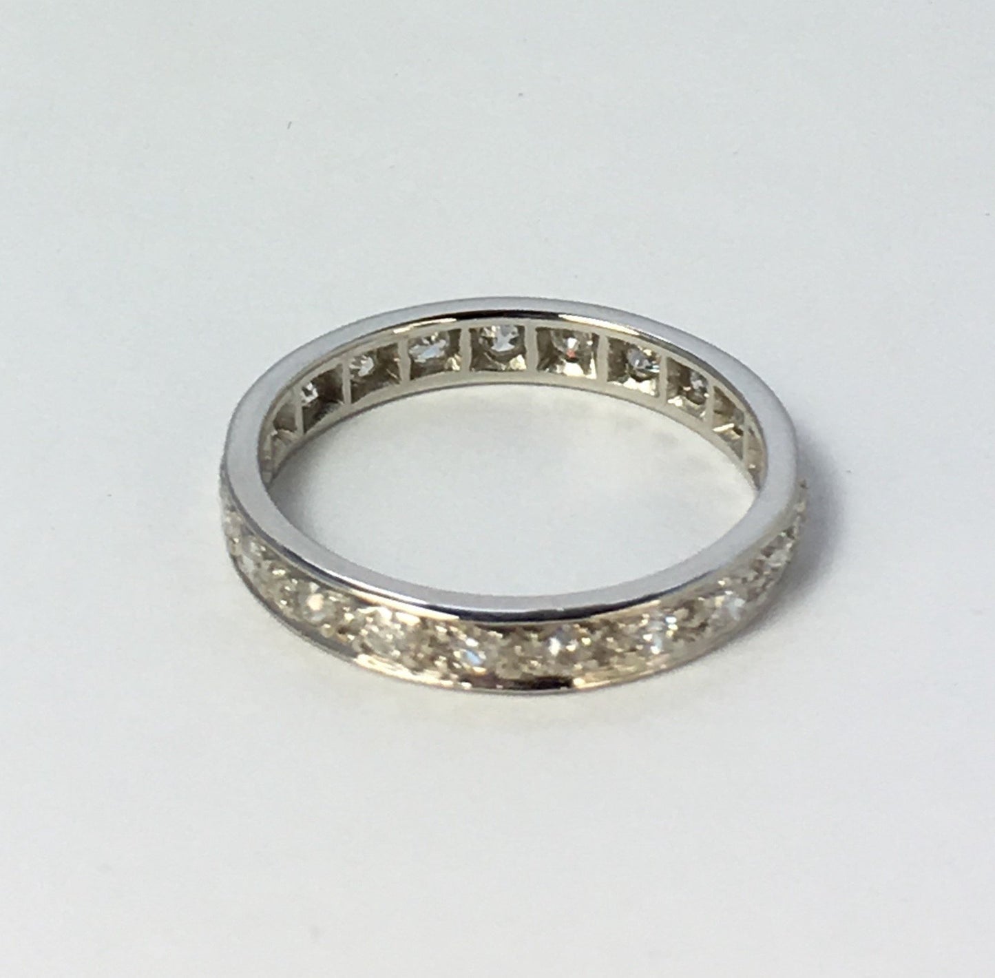 Vintage Platinum .85 carats Diamond Eternity Ring - Friar House