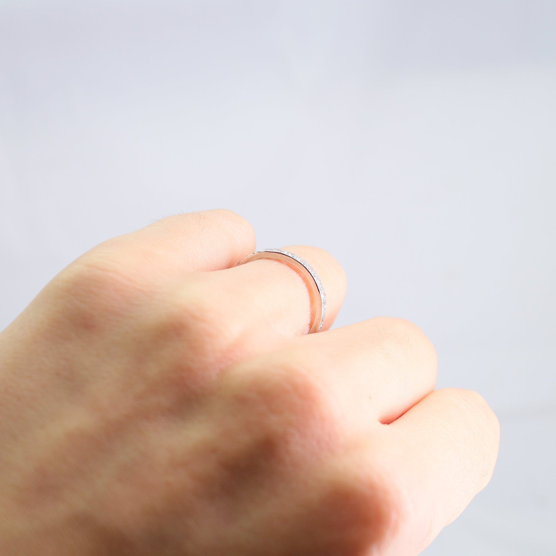 Vintage Platinum Diamond Set Eternity Ring - Friar House