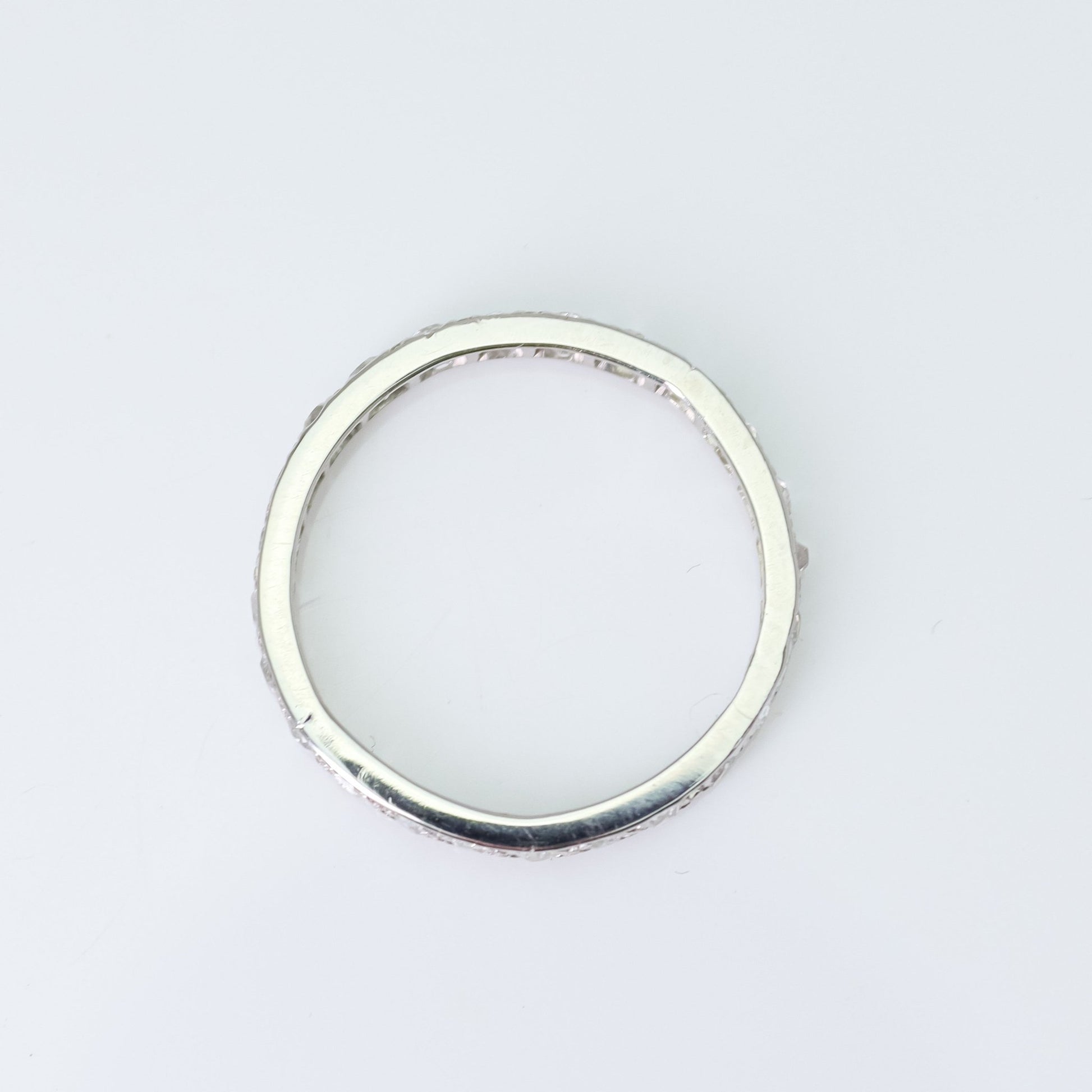 Vintage Platinum Diamond Set Eternity Ring - Friar House