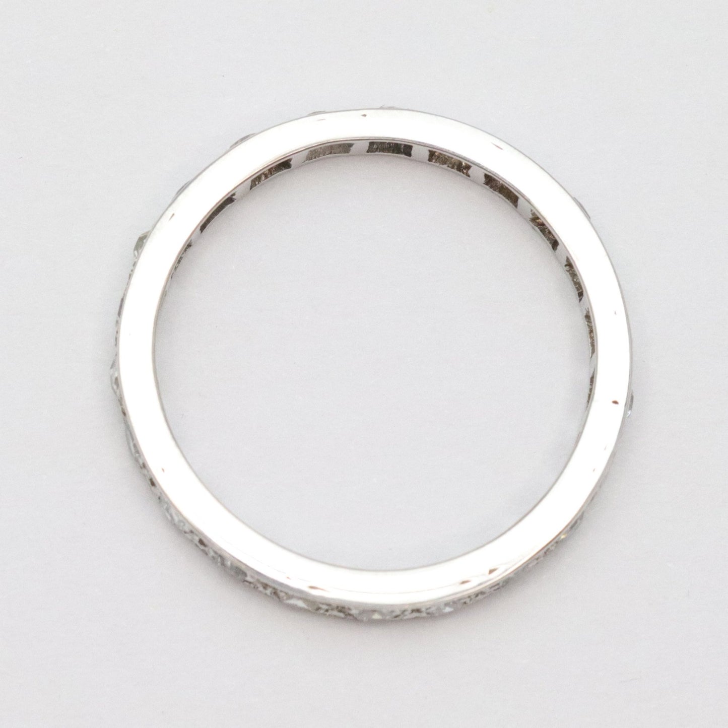 Vintage White Gold Diamond Eternity Ring - Friar House